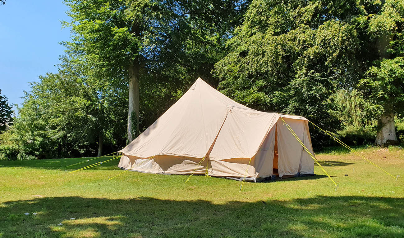 Life Under Canvas 5m Bell Tent With Porch review Active Traveller